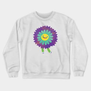 Blooming Teen Flower Crewneck Sweatshirt